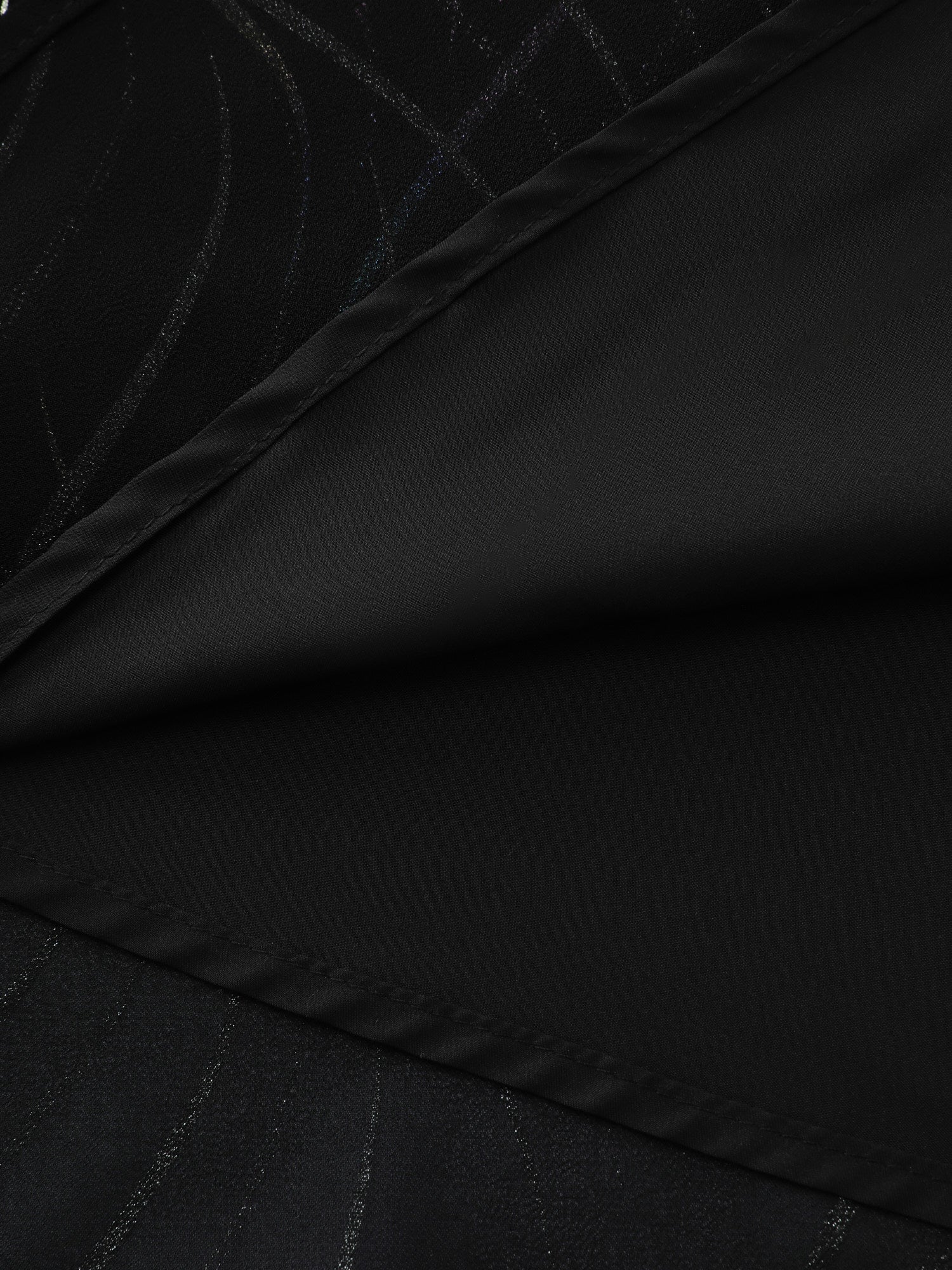 Abstract Print Twisted Neckline Midi Dress