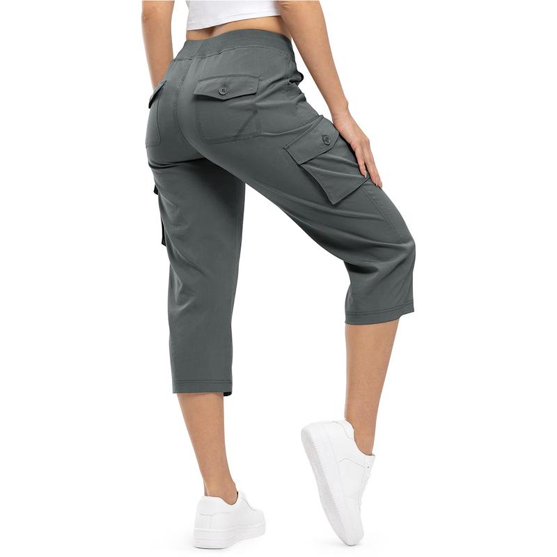 Women’s Lightweight Quick-Dry Capri Cargo Pants