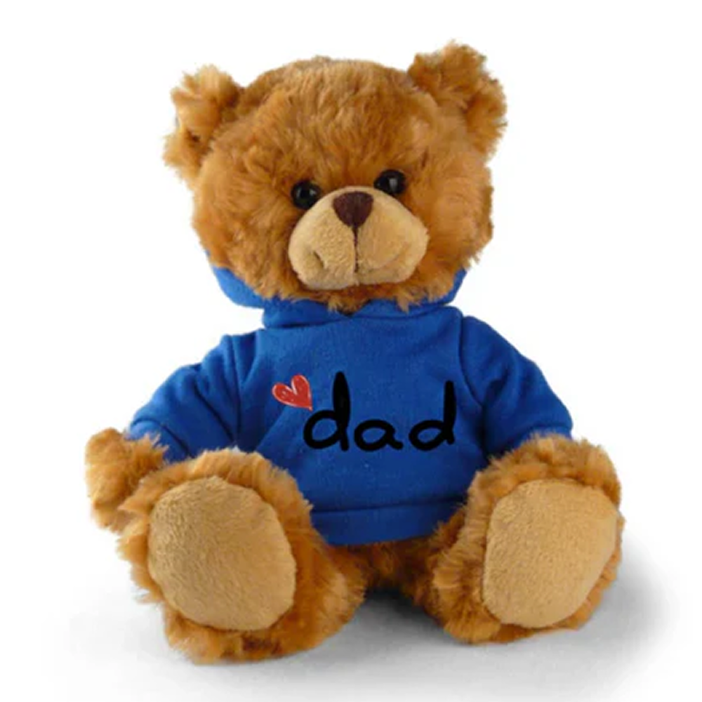 Bear with Royal Blue Hoodie 11inch