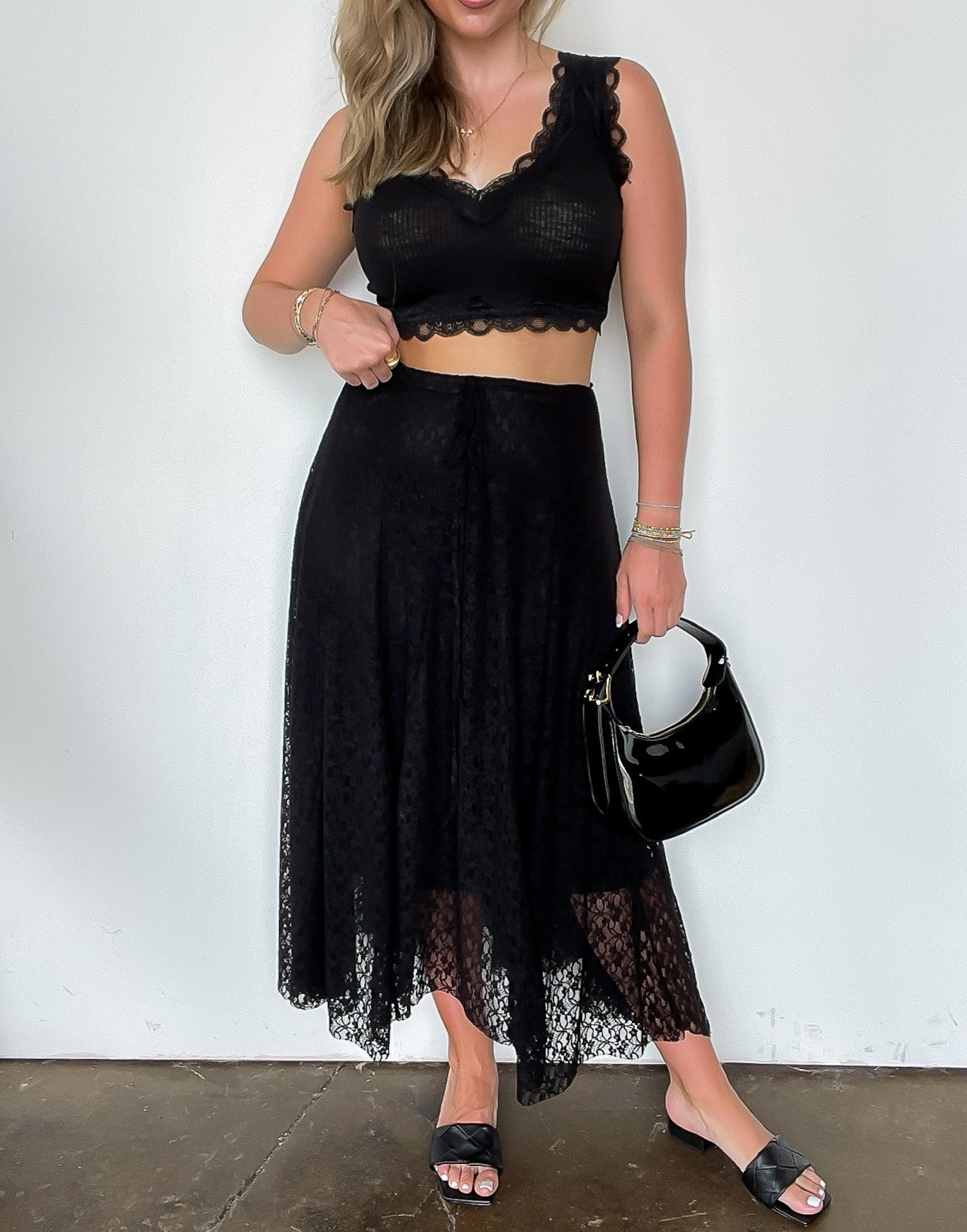 Lace Maxi Skirt