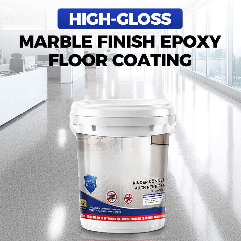 🔥High-Gloss Marble Finish Epoxy Floor Coating