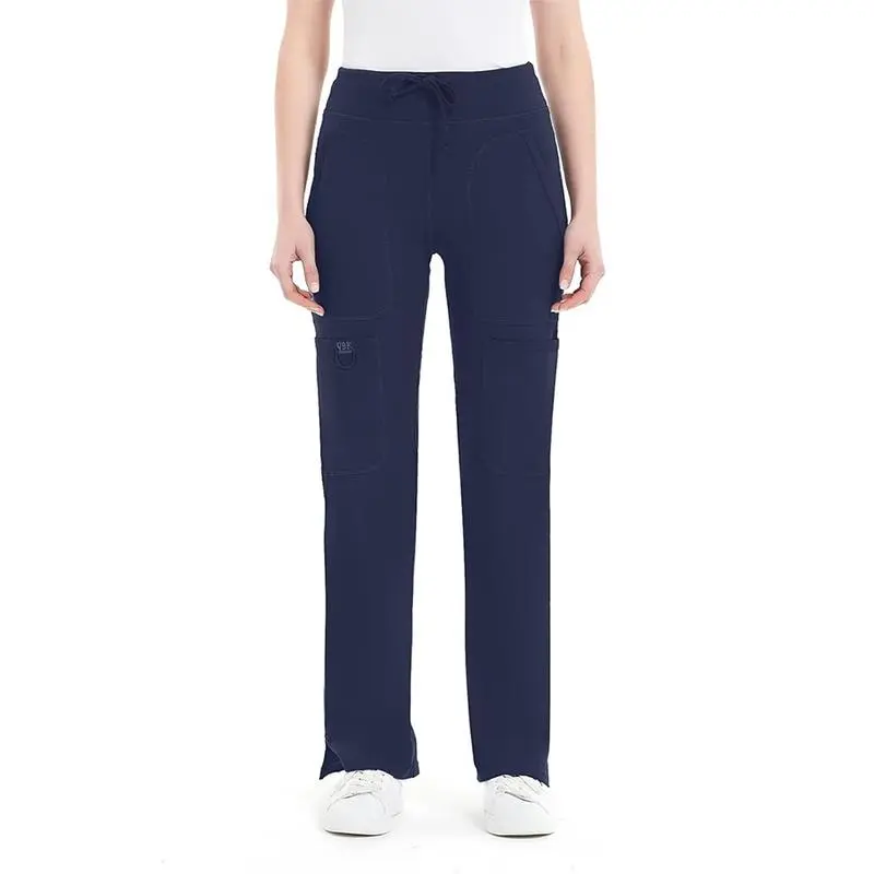 Women’s High-Waist Straight-Leg Athletic Pants with Pockets, Stretchy Workout Joggers