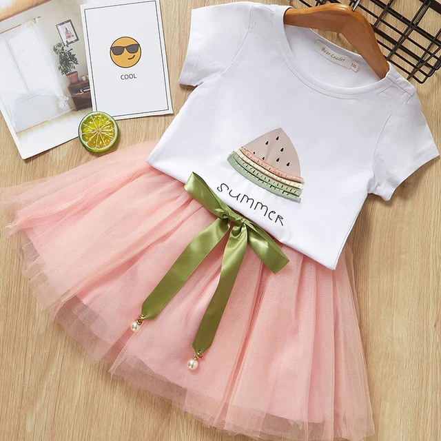 Casual Fashion Baby Girl Clothing Set