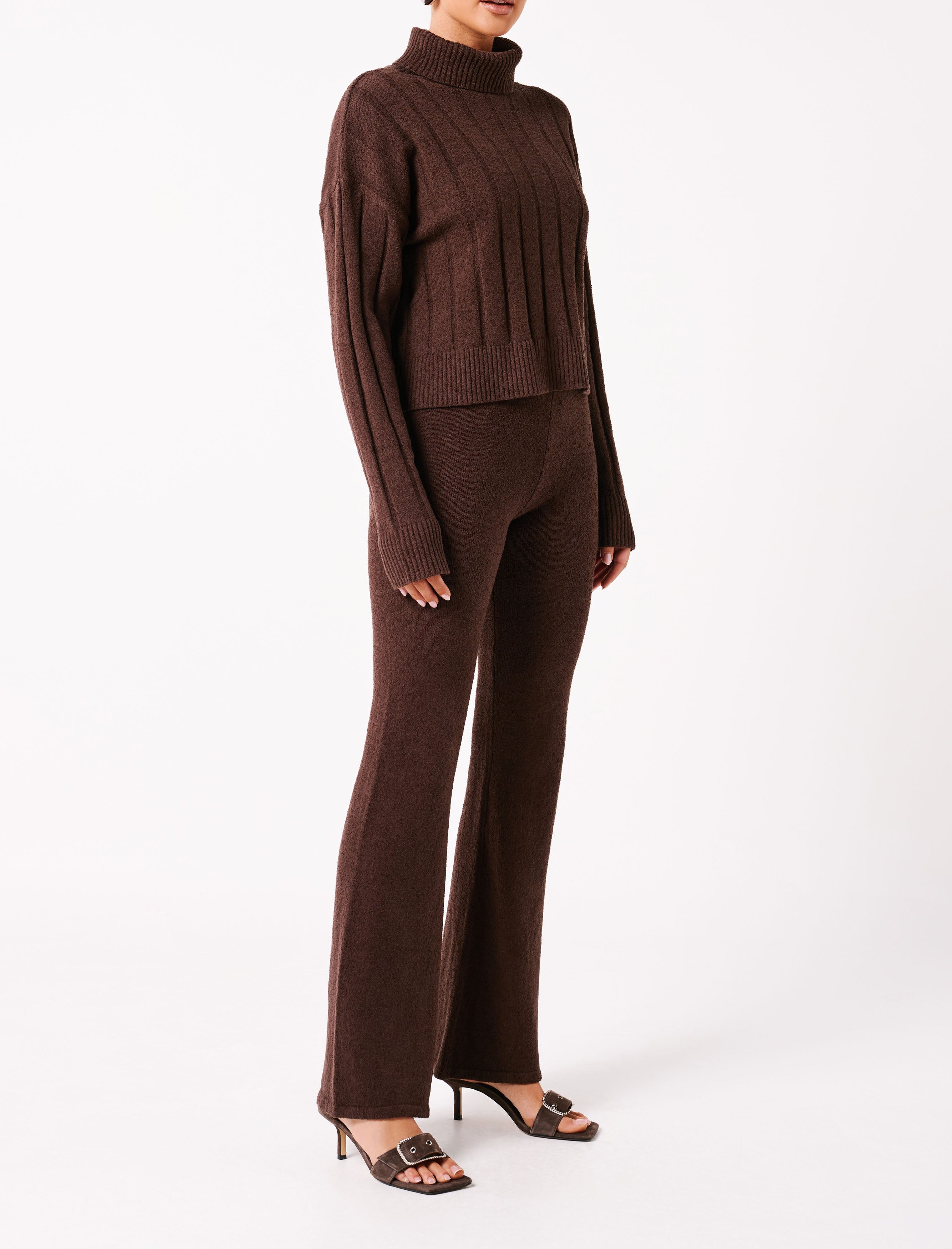 Chocolate Knit Pants