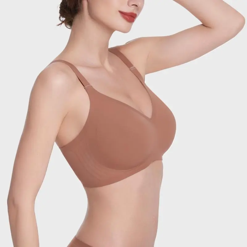 Jelly Wireless Women Comfortable Push Up Bras