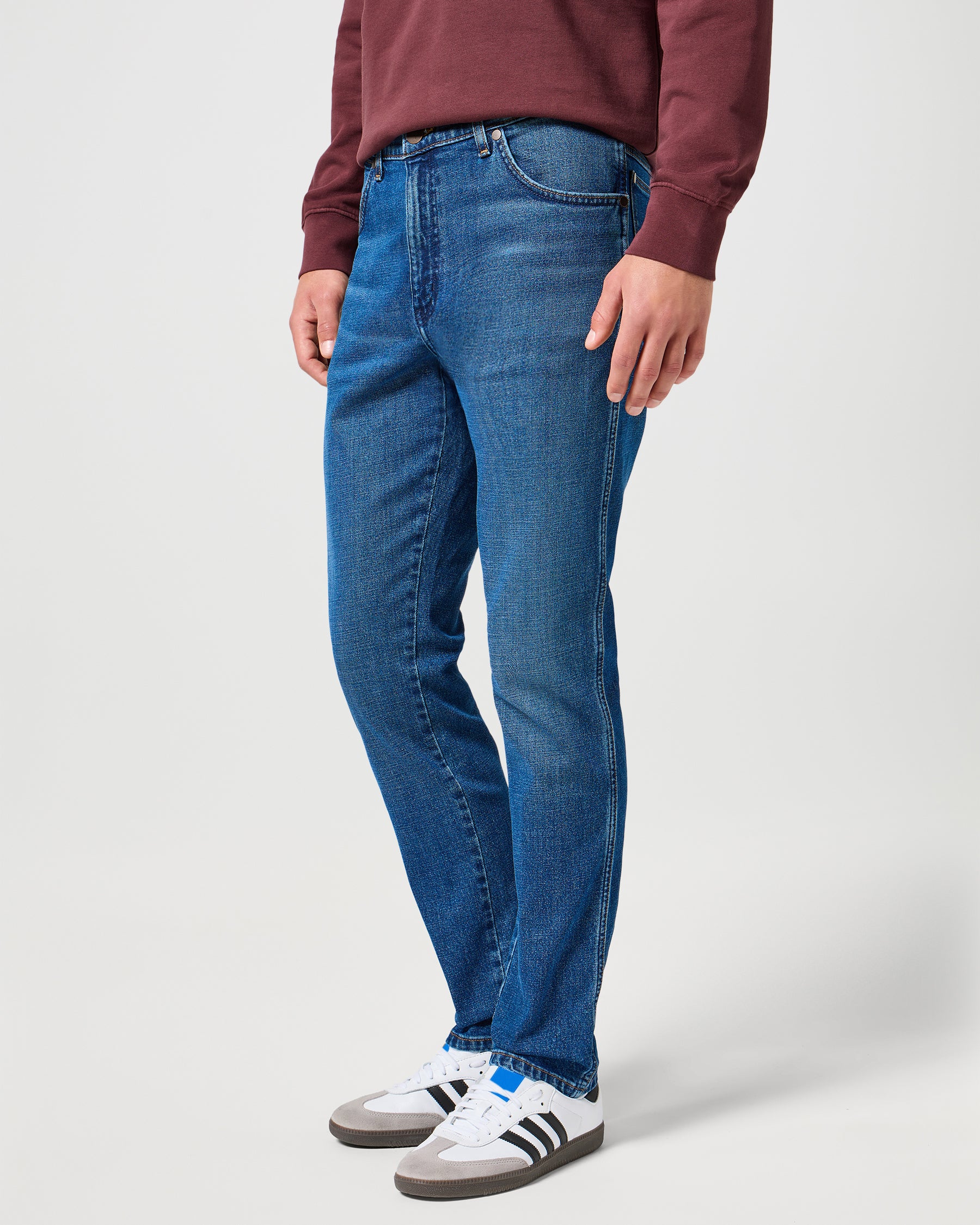 River Regular Tapered Mens Jeans - Sundown Blue