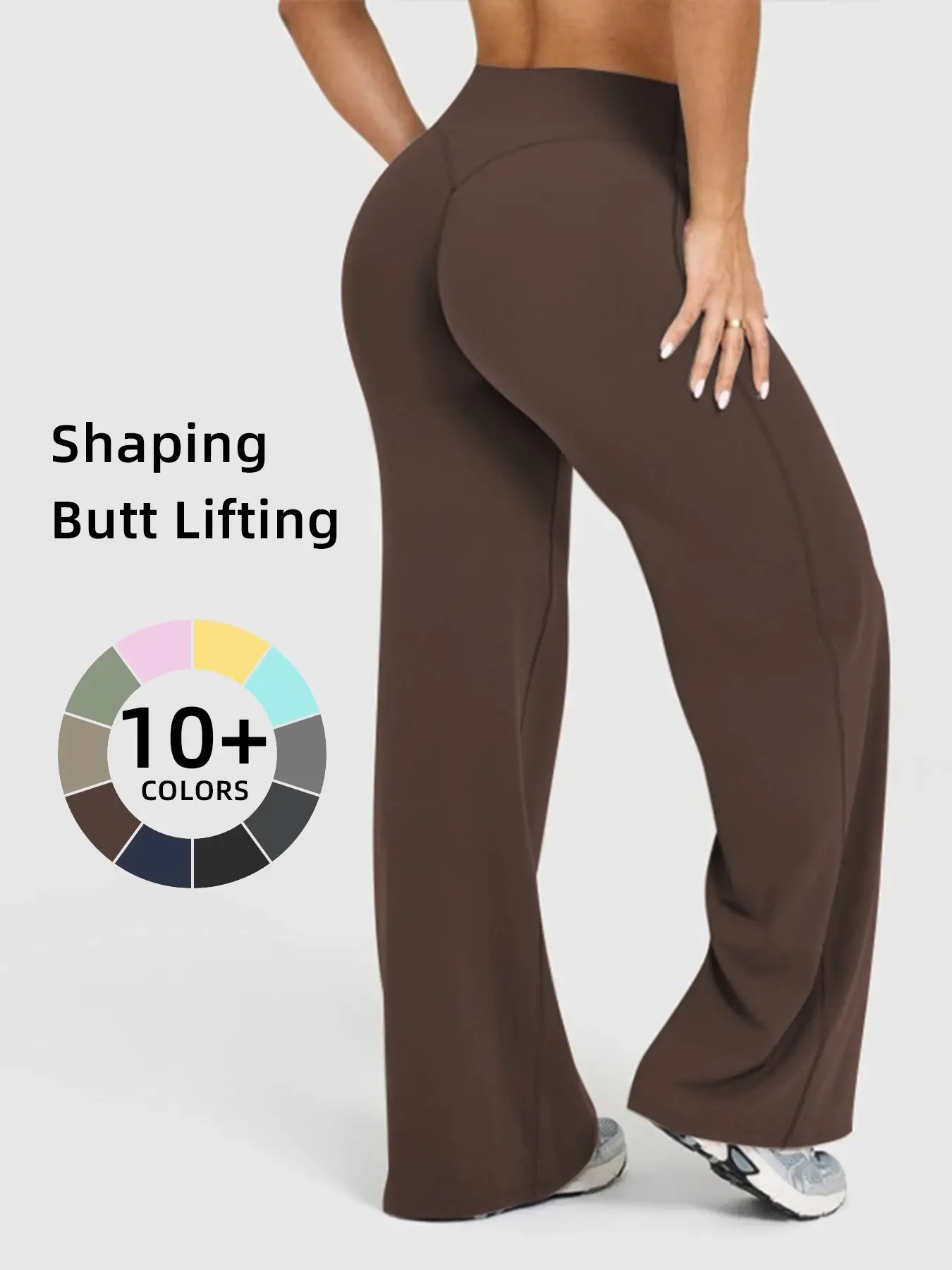 Women's Casual Wide Leg Sport Pants, Casual Sporty Trousers