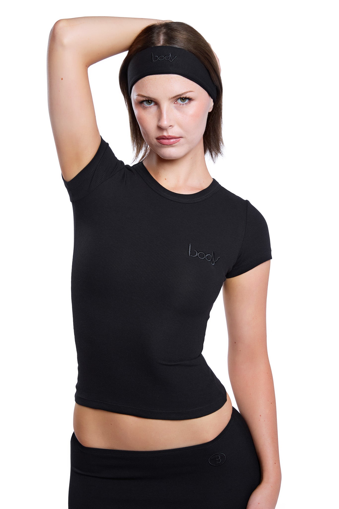 RIBBED SHIRT ESSENTIAL (BLACK)