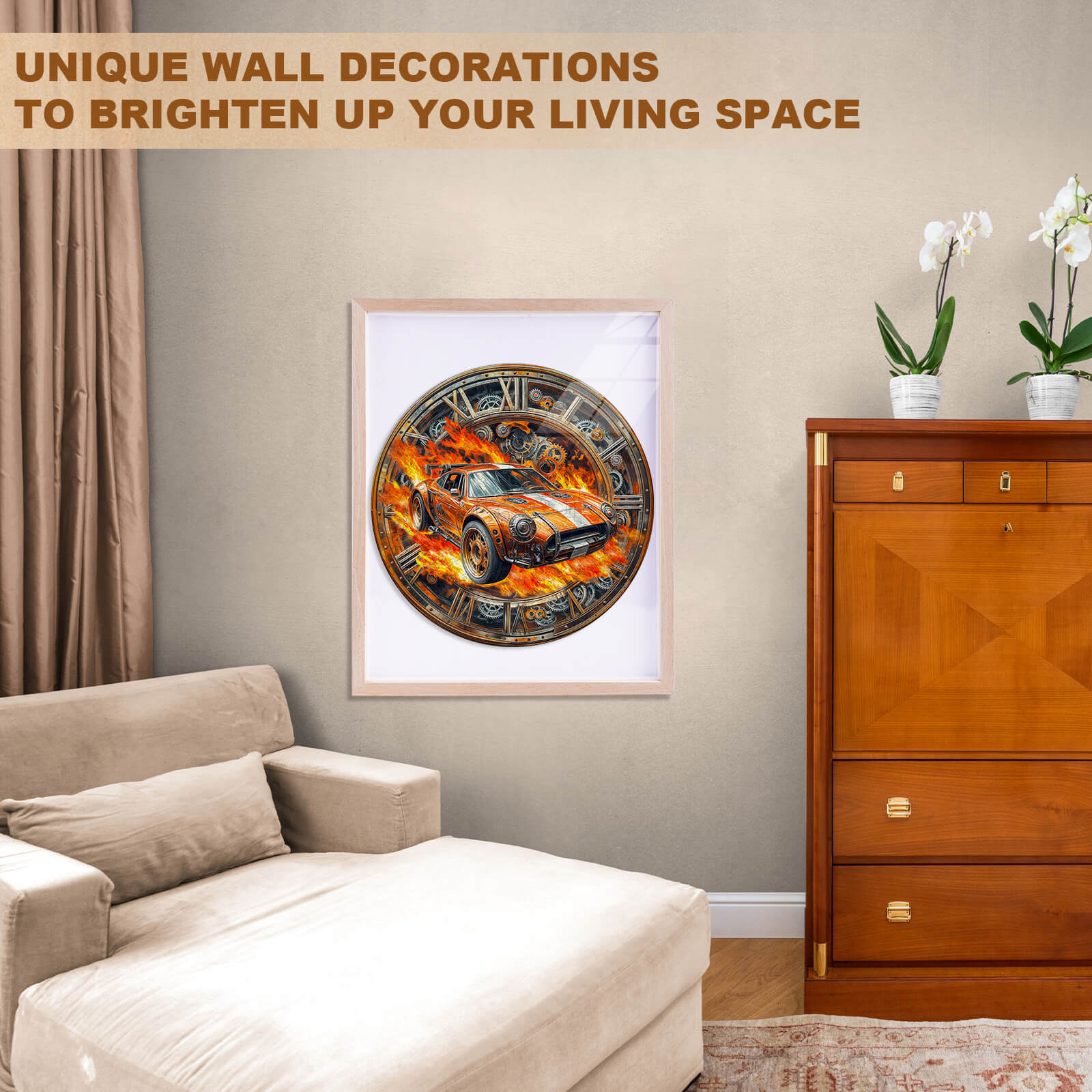 Blazing Speed Wooden Jigsaw Puzzle