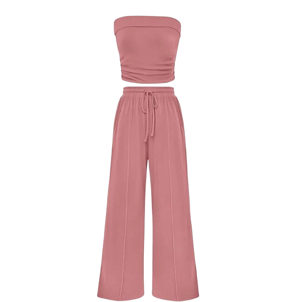 Women’s Casual 2 - Piece Ribbed Knit Set