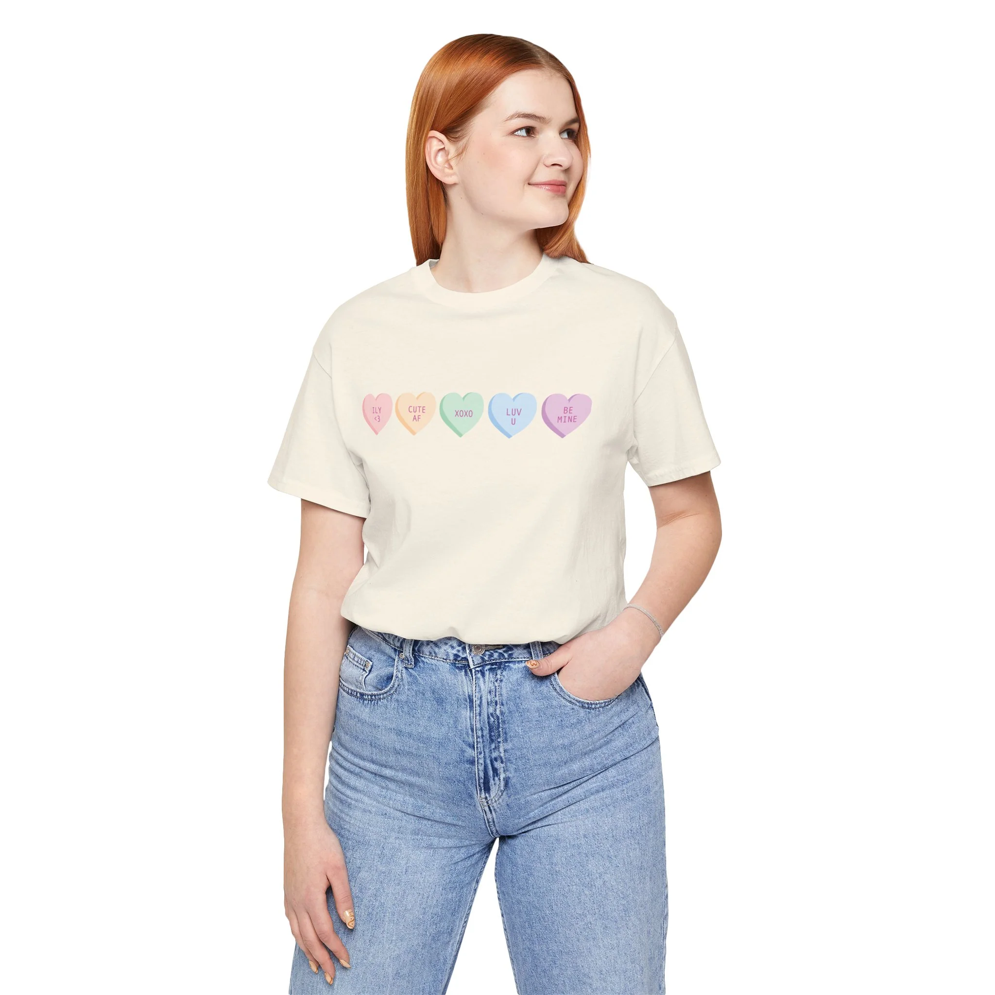 Convo Hearts Unisex Jersey Short Sleeve Tee