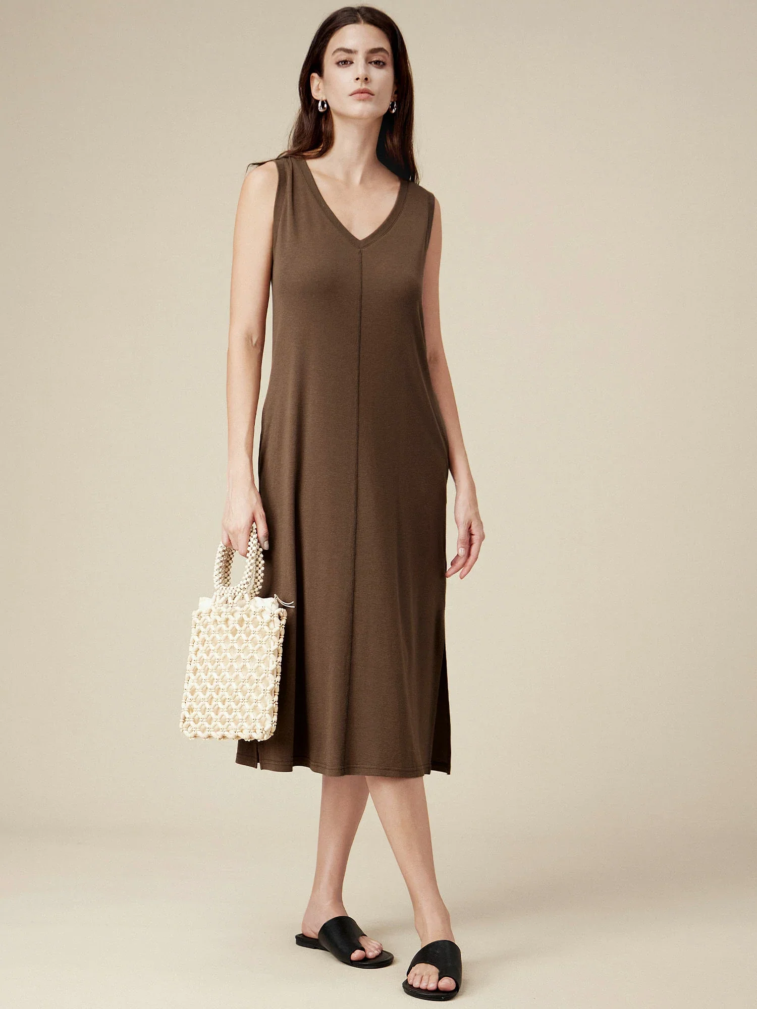 Loose Sleeveless Tank Dress