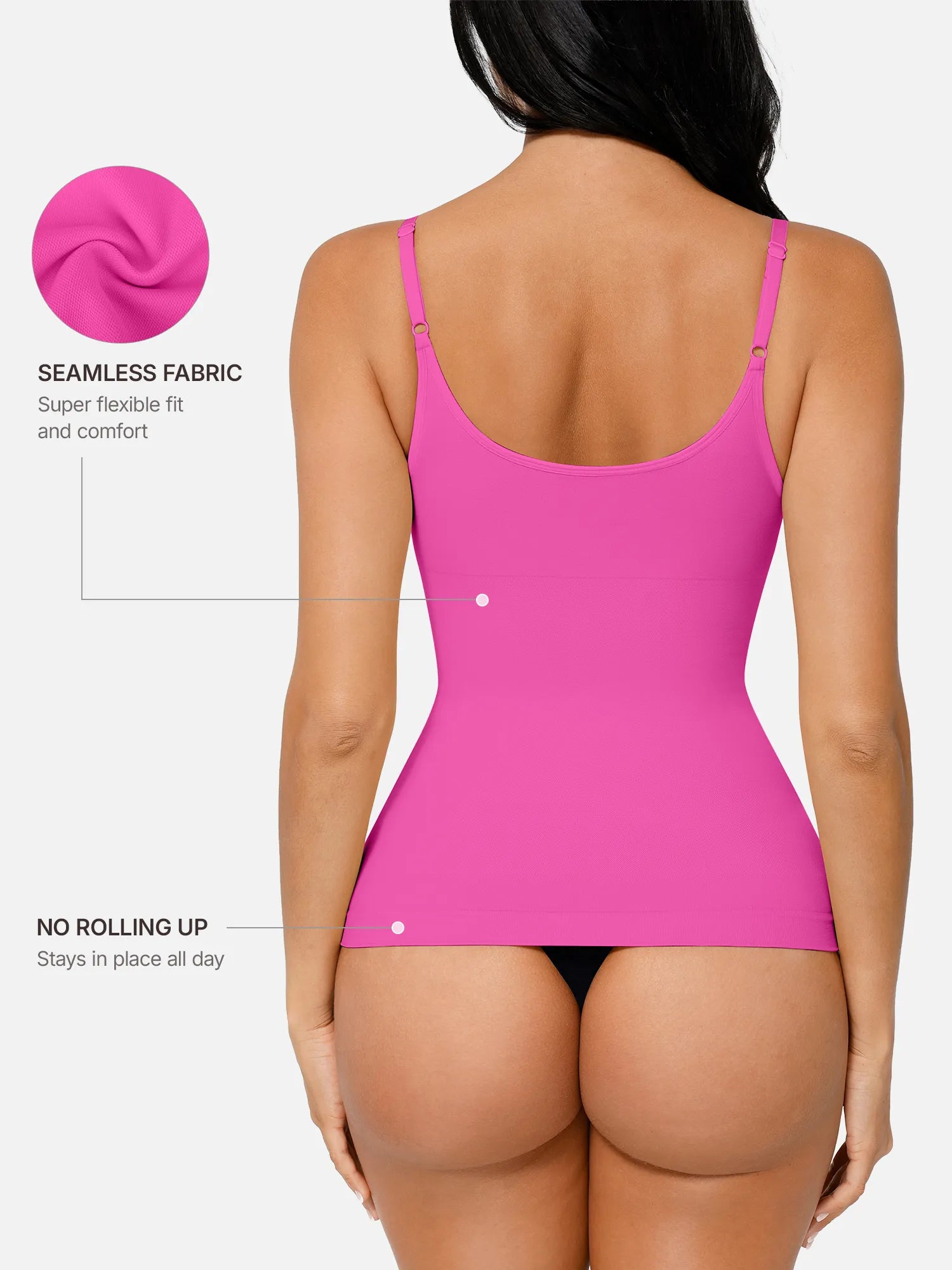 Feelingirl Bust Support Waist and Abdomen Control Shape Tank Top Vest