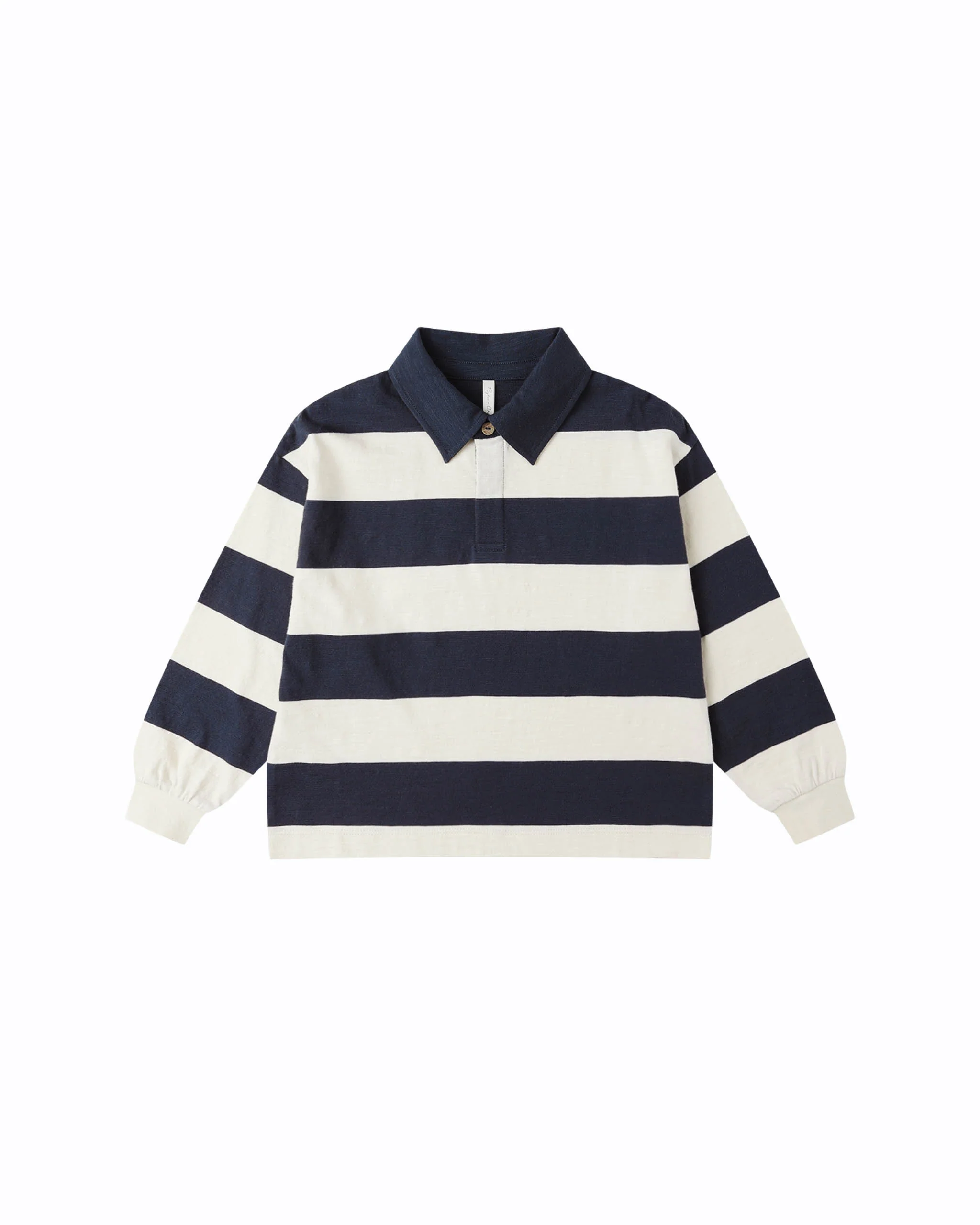 Rugby Polo || Navy Stripe