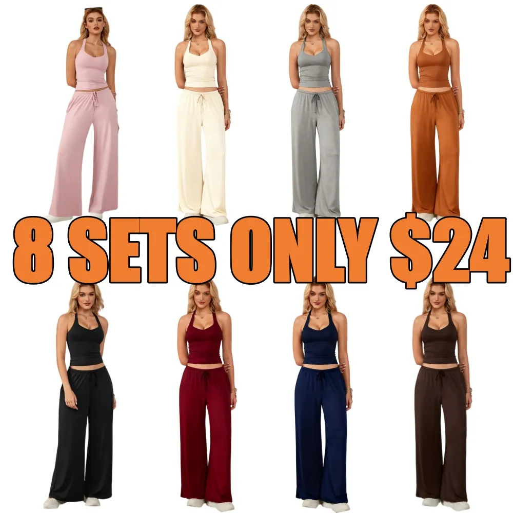 Women's Criss Cross Yoga Sport Two-Piece Set