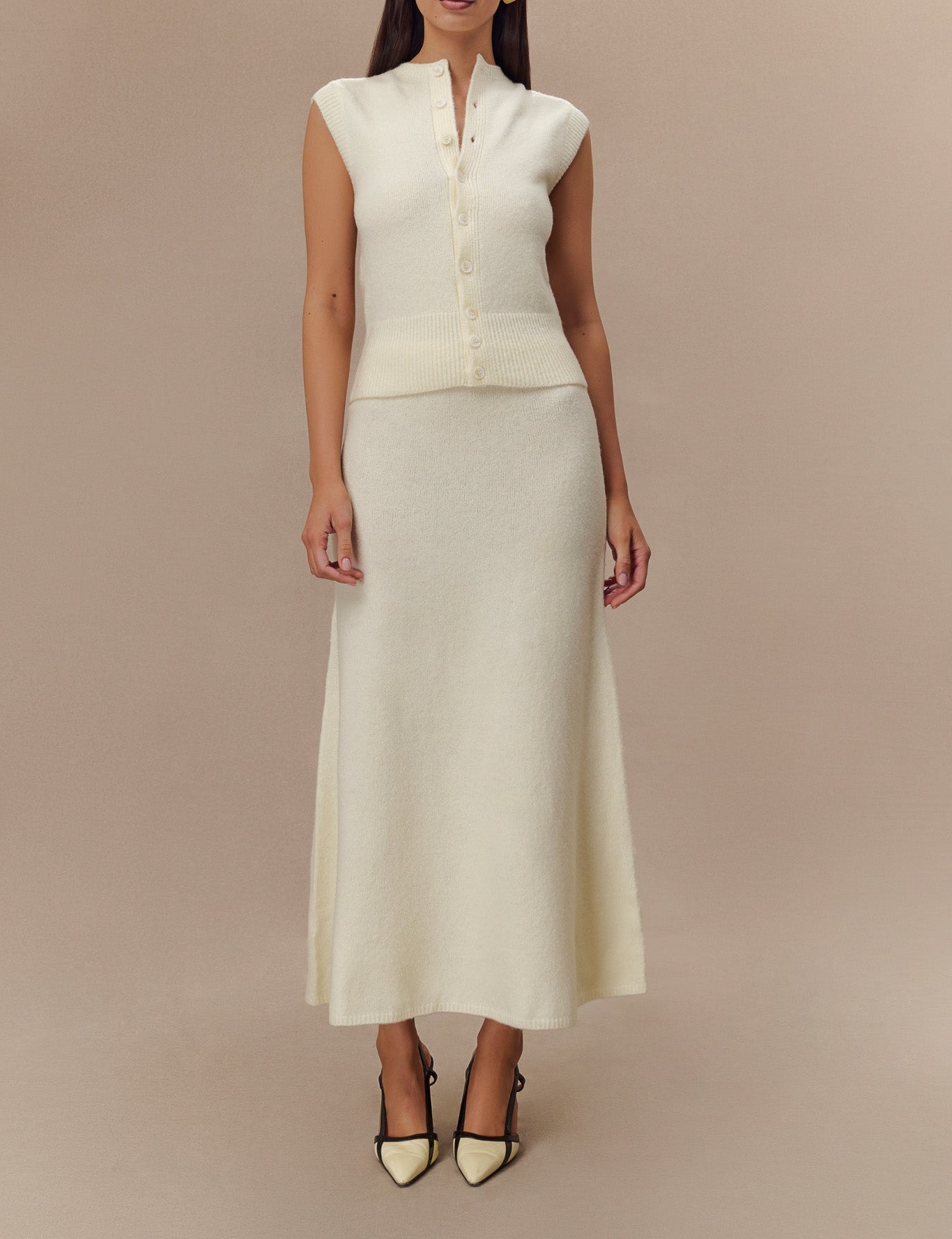 Marle Sleeveless Knit Vest