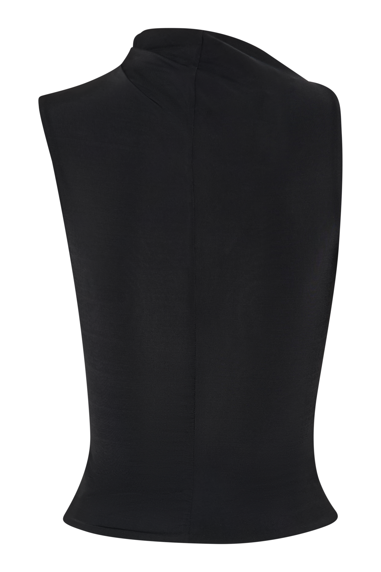 Black Sleeveless Slinky Top