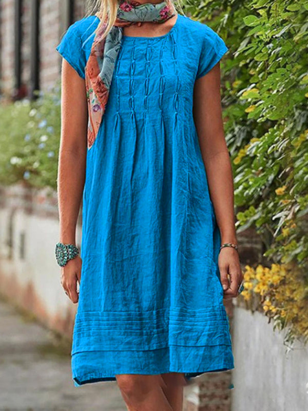 Loose Midi Skirt Slimming Dress