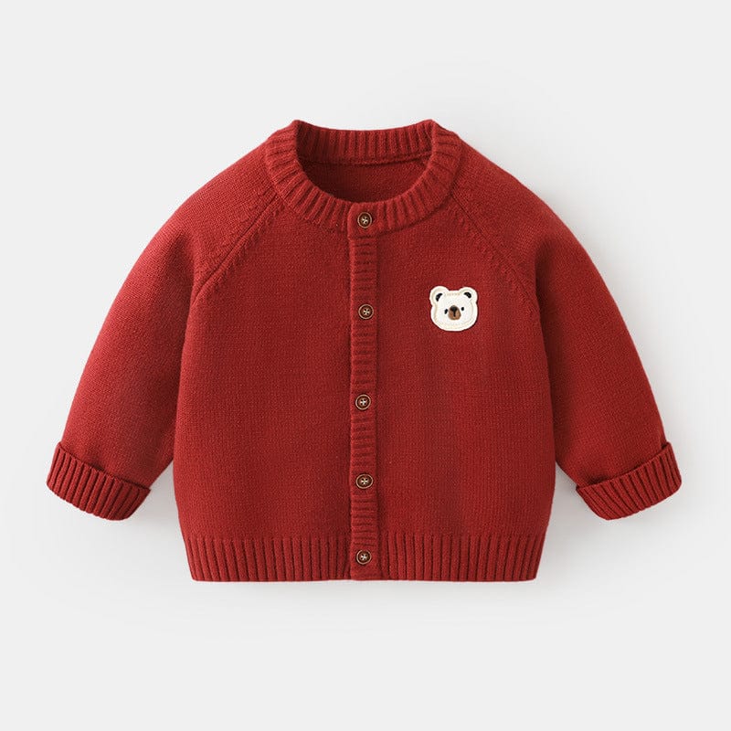 Baby Toddler Bear Bunny Patch Cardigan