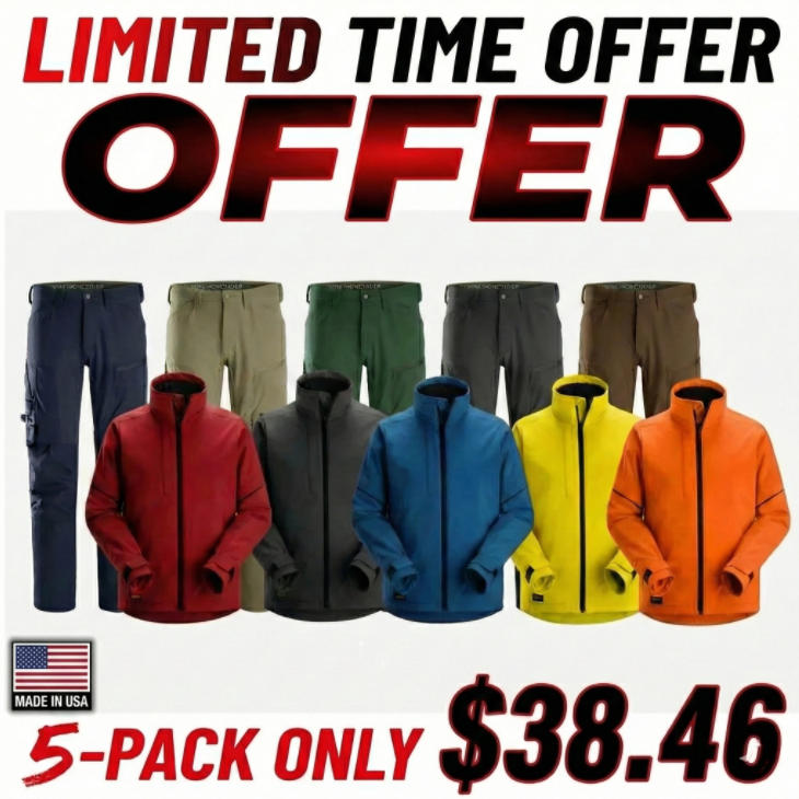 🔥Men's ski suit set – Windproof & winterproof