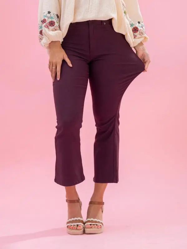 Stretch High Rise Kick Flare(Just $3 Each!)