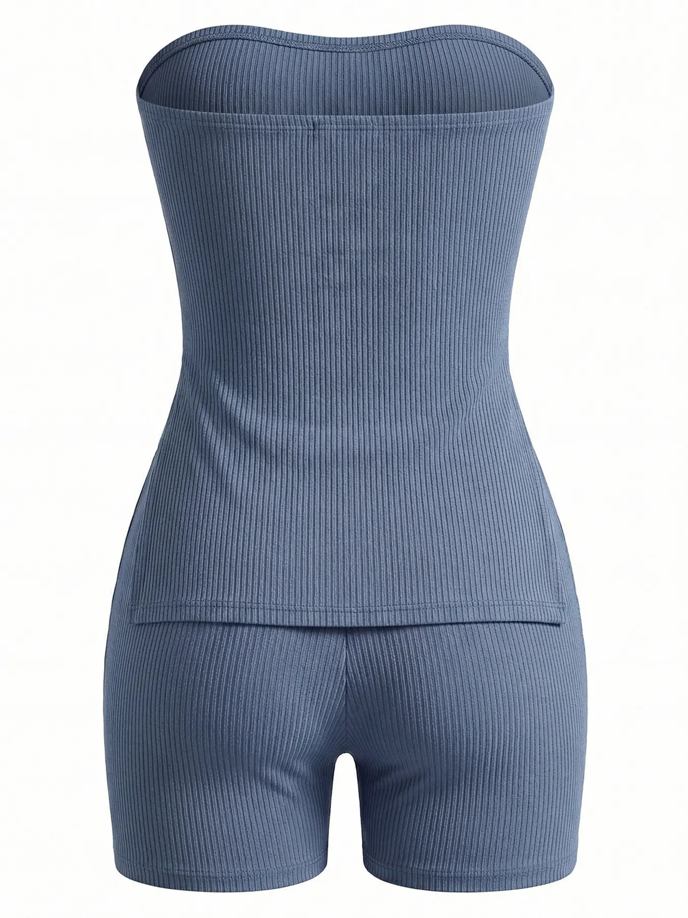 Women's Slim Fit Halter Top & Shorts Set