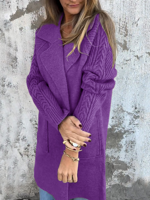 CLEARANCE🔥 Casual Ribbed Lapel Pocket Jacket