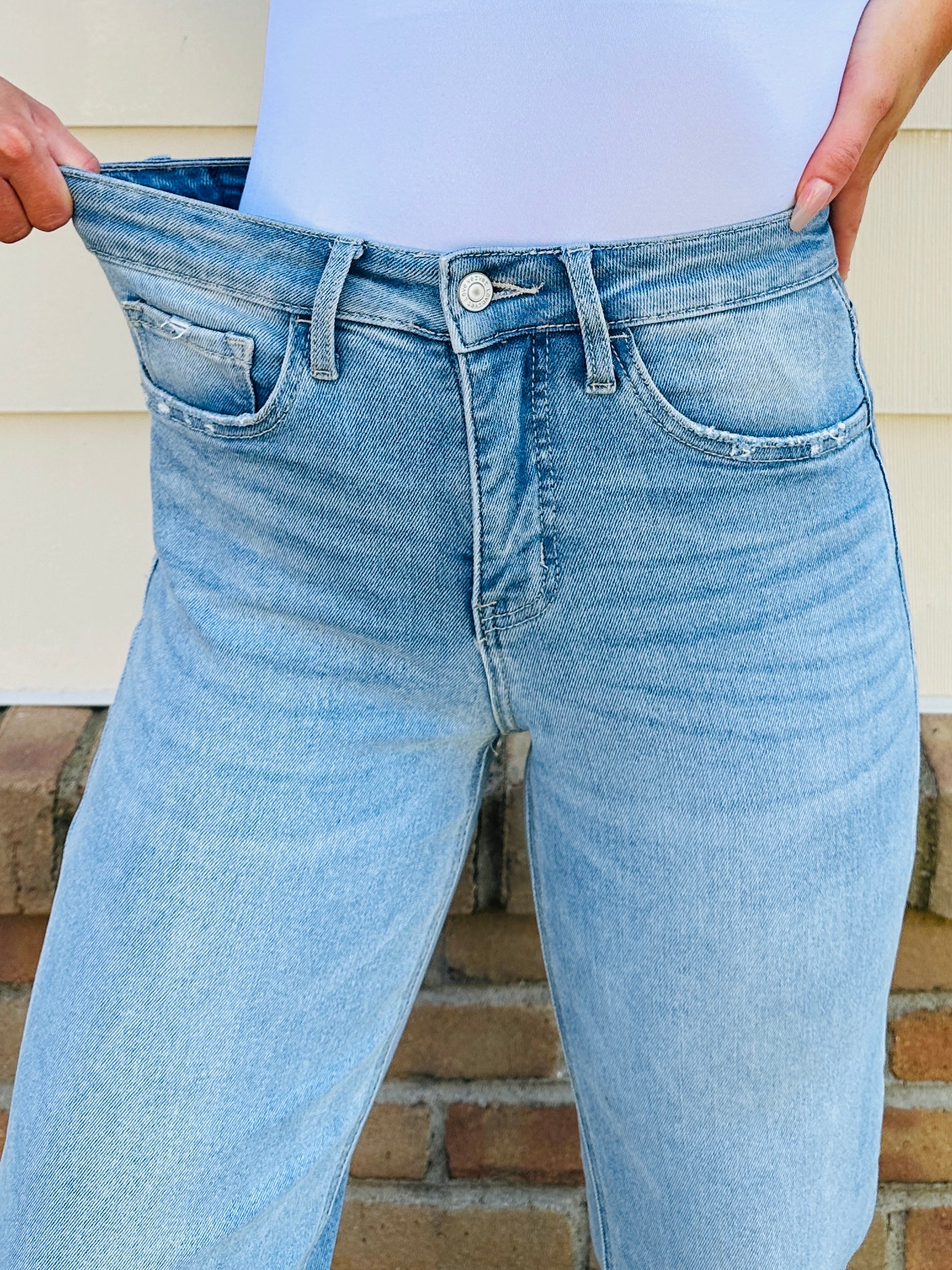 Wear Everywhere Wide Leg Tummy Control Jeans