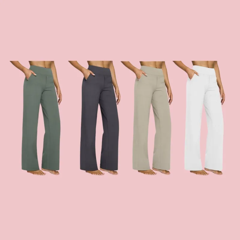 Loose High-Waist Business Casual Pants(Just $3 Each!)