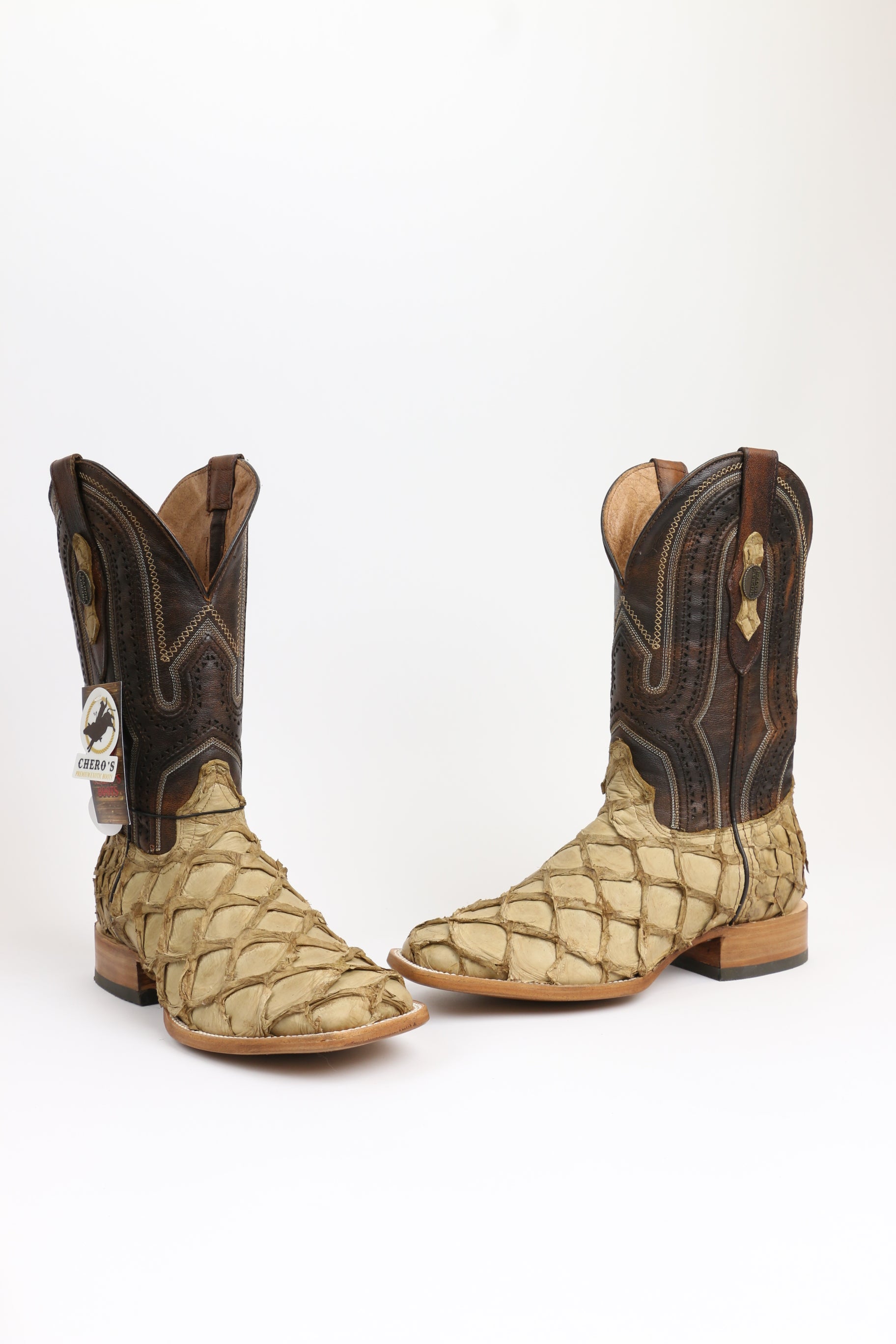 Chero's Premium Exotic Pirarucu Saharan Sand Clearance Sale 70%OFF