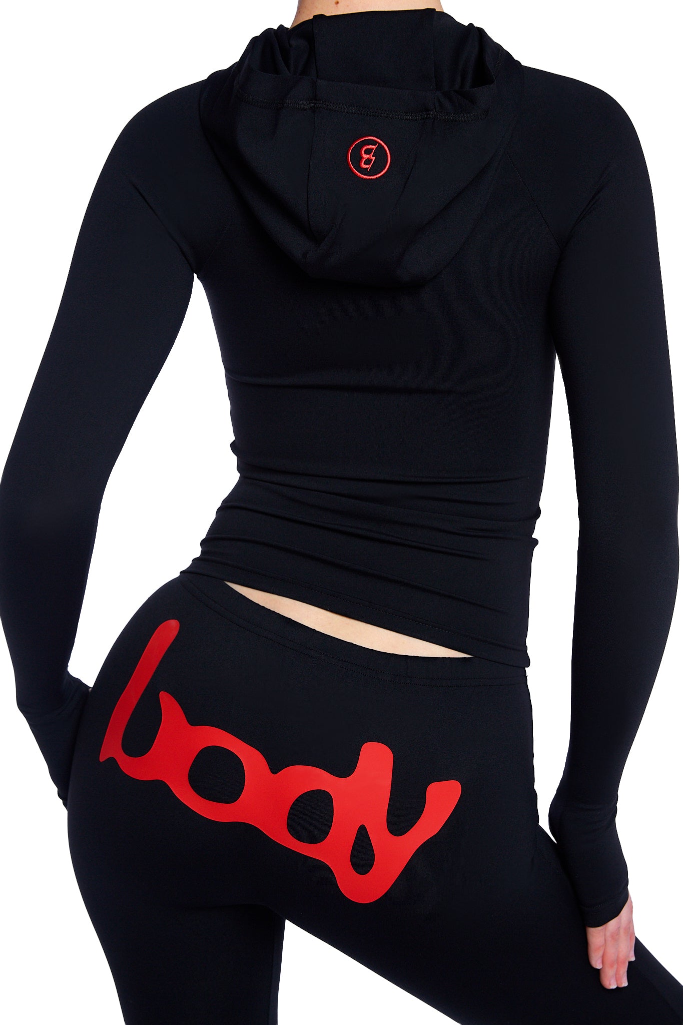 BASICS HOODIE 2.0 (BLACK/RED)
