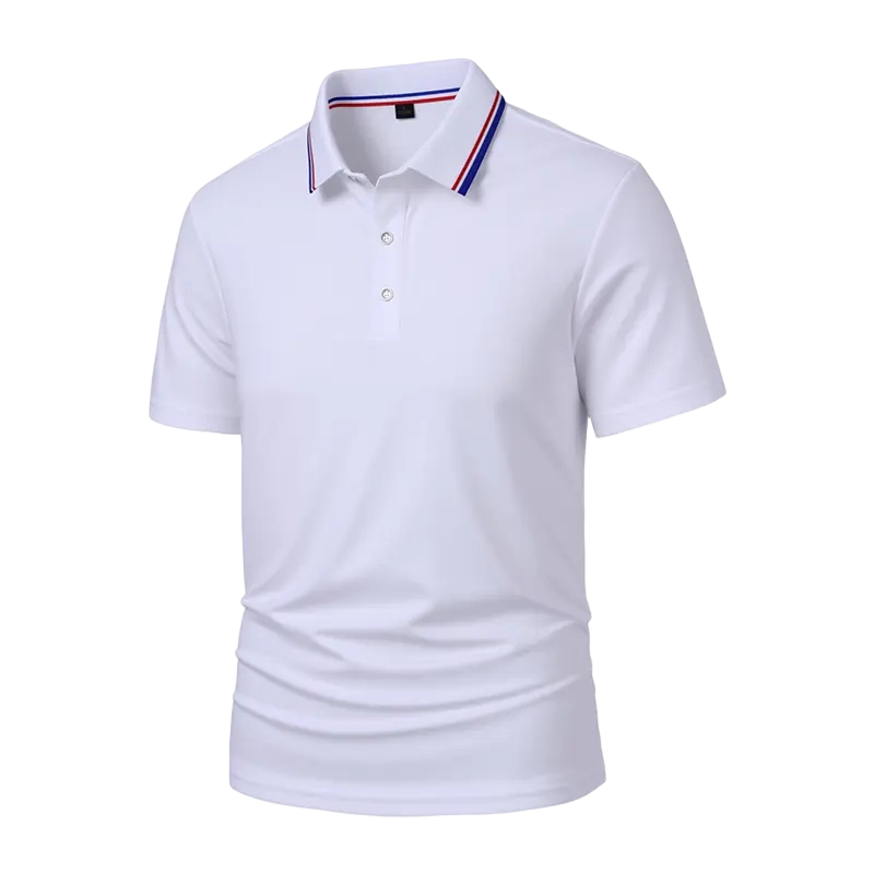 10-Pack Men's Quick-Dry Colorblock Performance Polo Shirts – Casual & Sport Short Sleeve