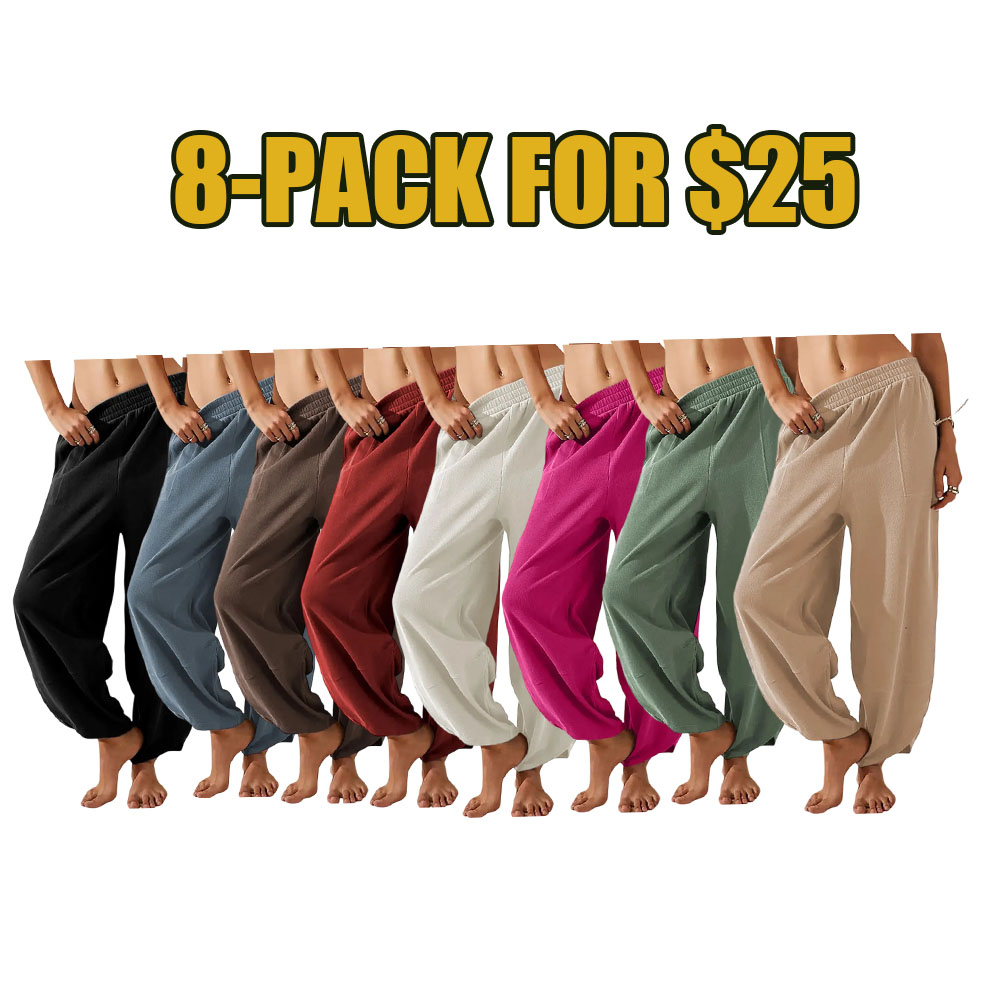 Women's Casual Wide-Leg Pants with Pockets – Effortless Style and Comfort