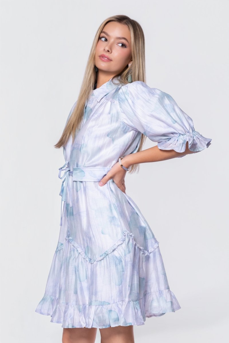 Juni Dress (Green Blue)