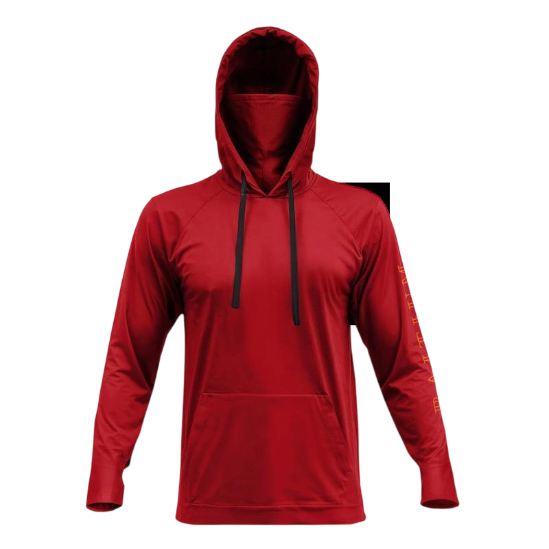 Fishing and Construction Shirts - Hooded UPF 50 Long Sleeve with Gaiter - Lightweight, Breathable, Moisture-Wicking, Premium Outdoor Wear for Men