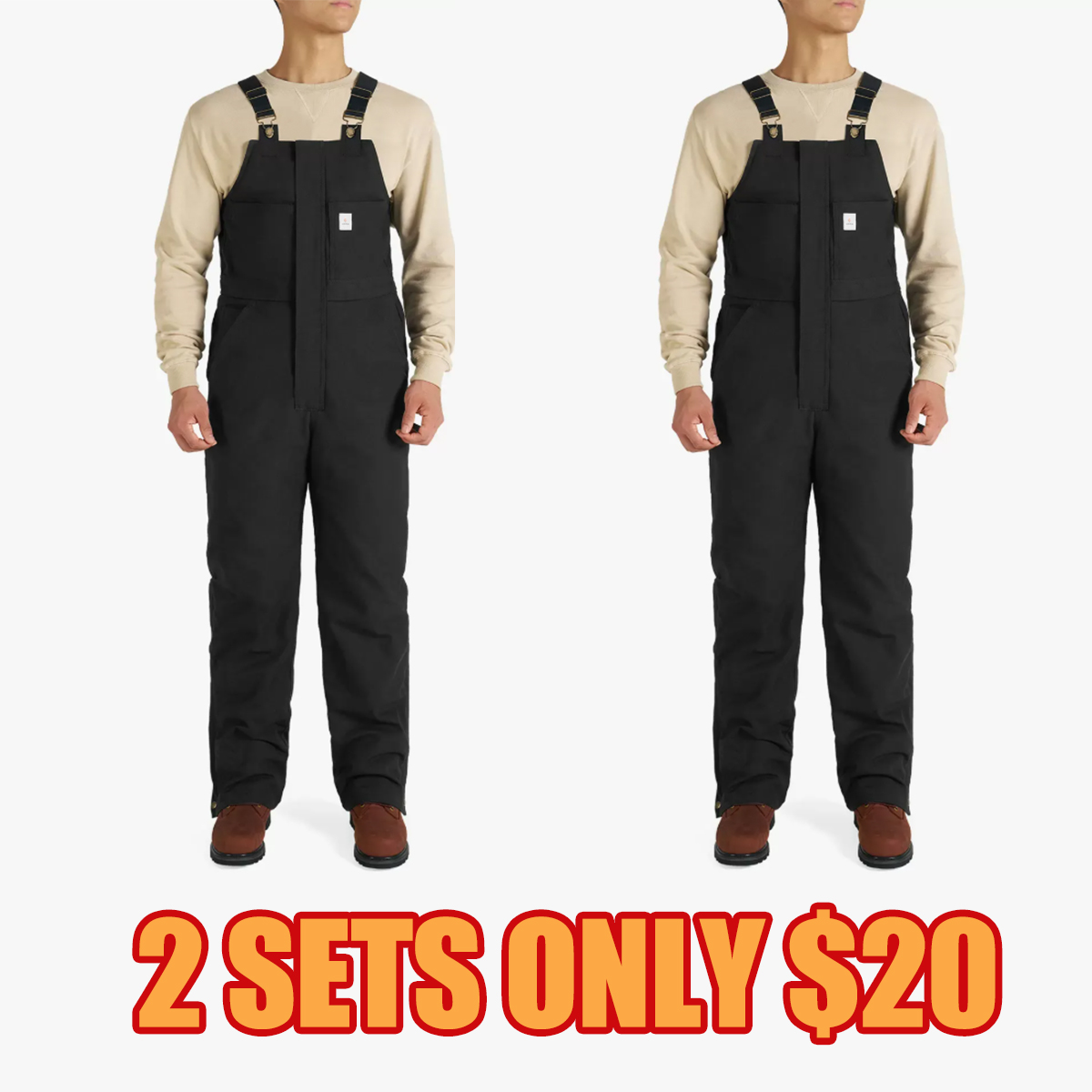 Men's Insulated Duck Bib Overalls