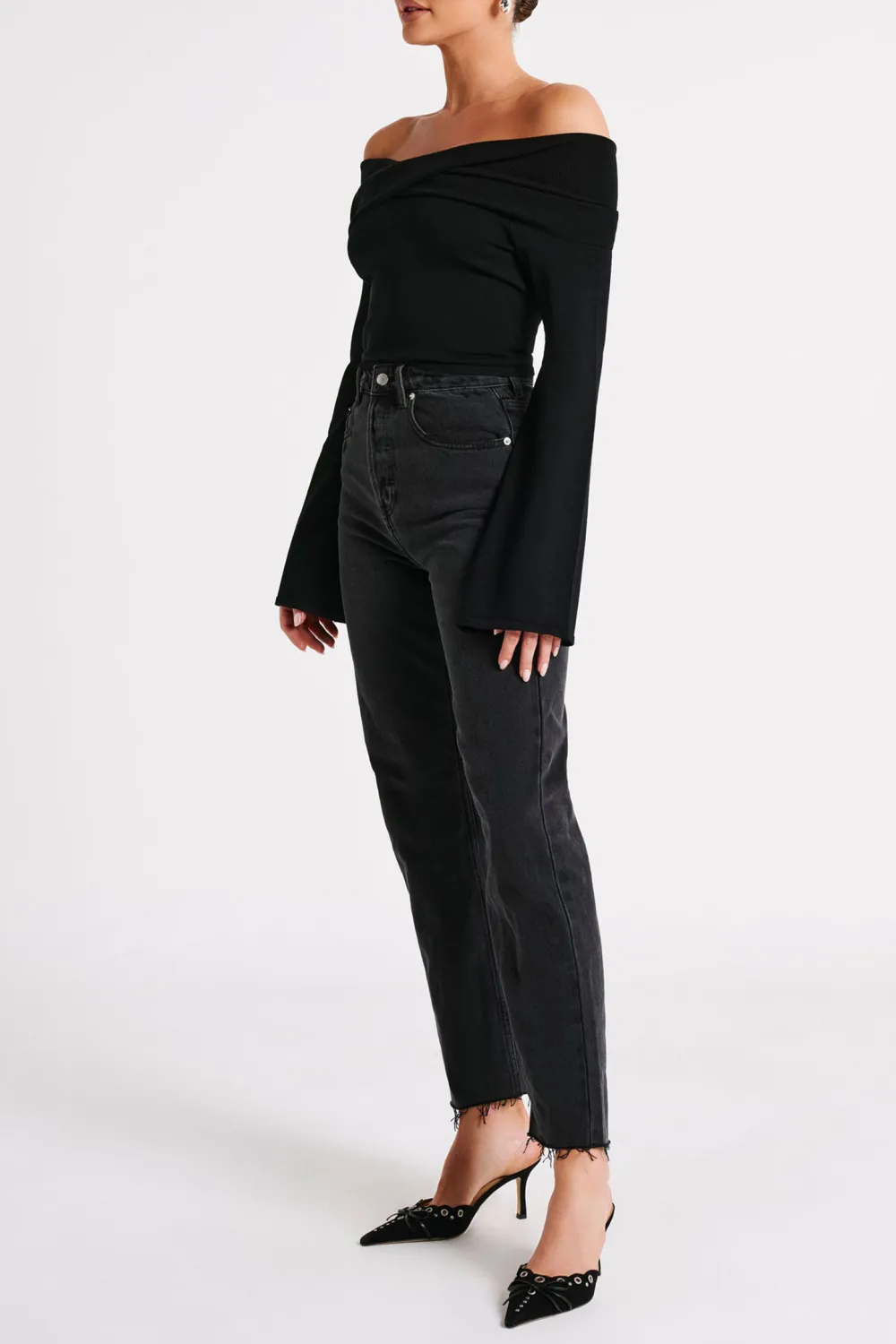 Off Shoulder Twist Top