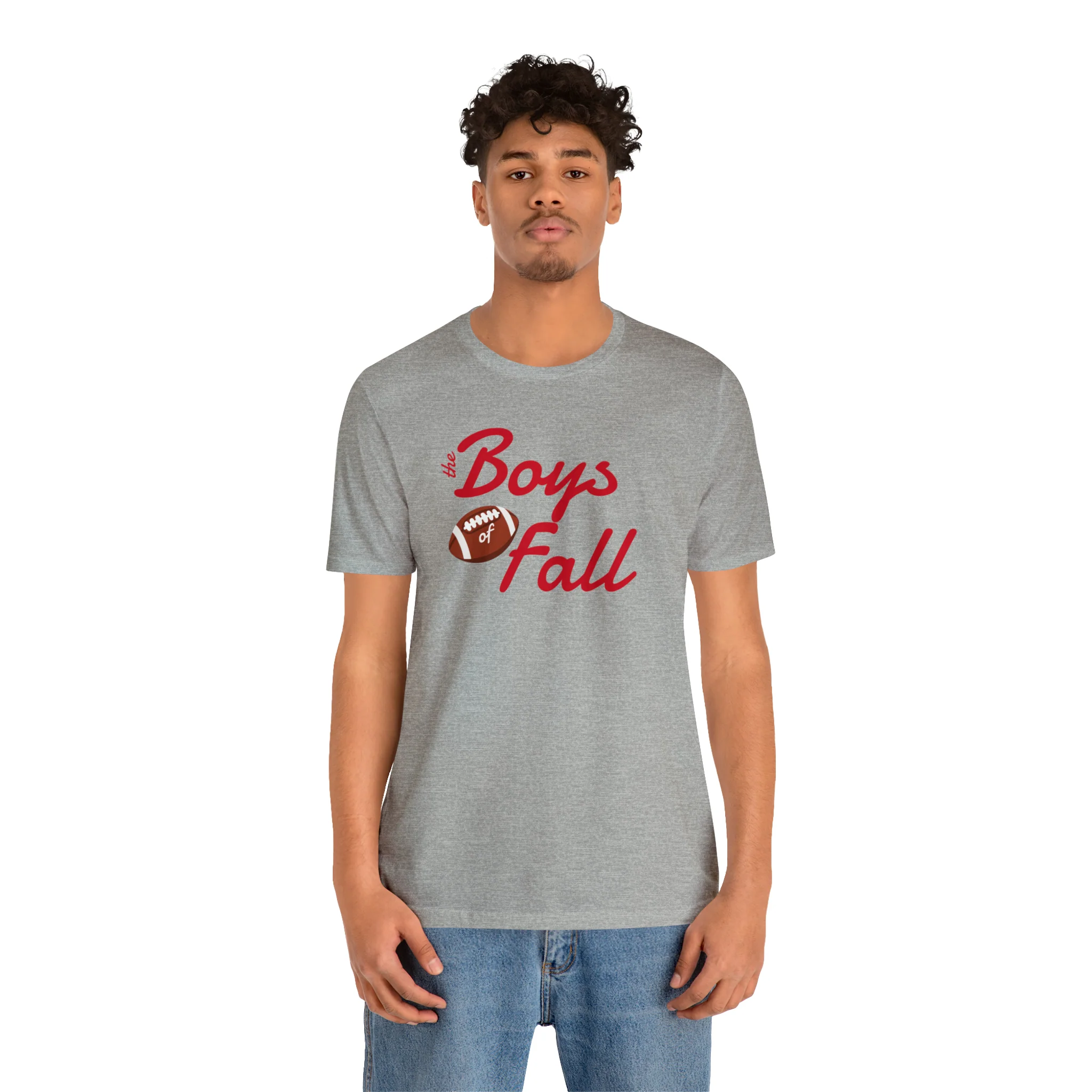 Boys of Fall Football Patch Unisex Softstyle T-Shirt
