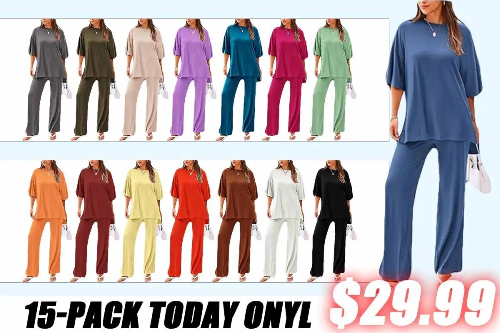 2025 Summer Casual Loose Women's Two-Piece Suit