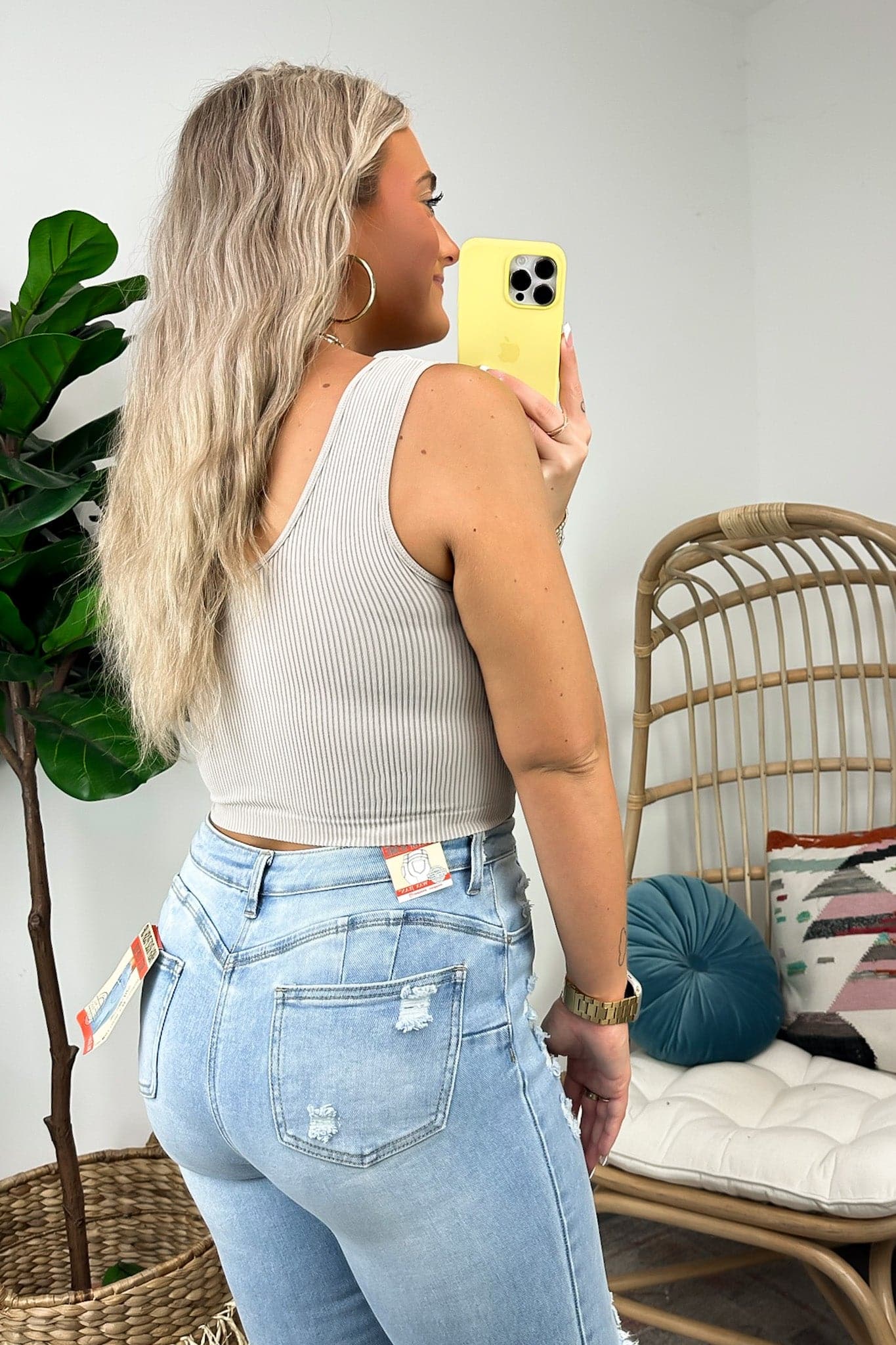 Ribbed Reversible Brami Top