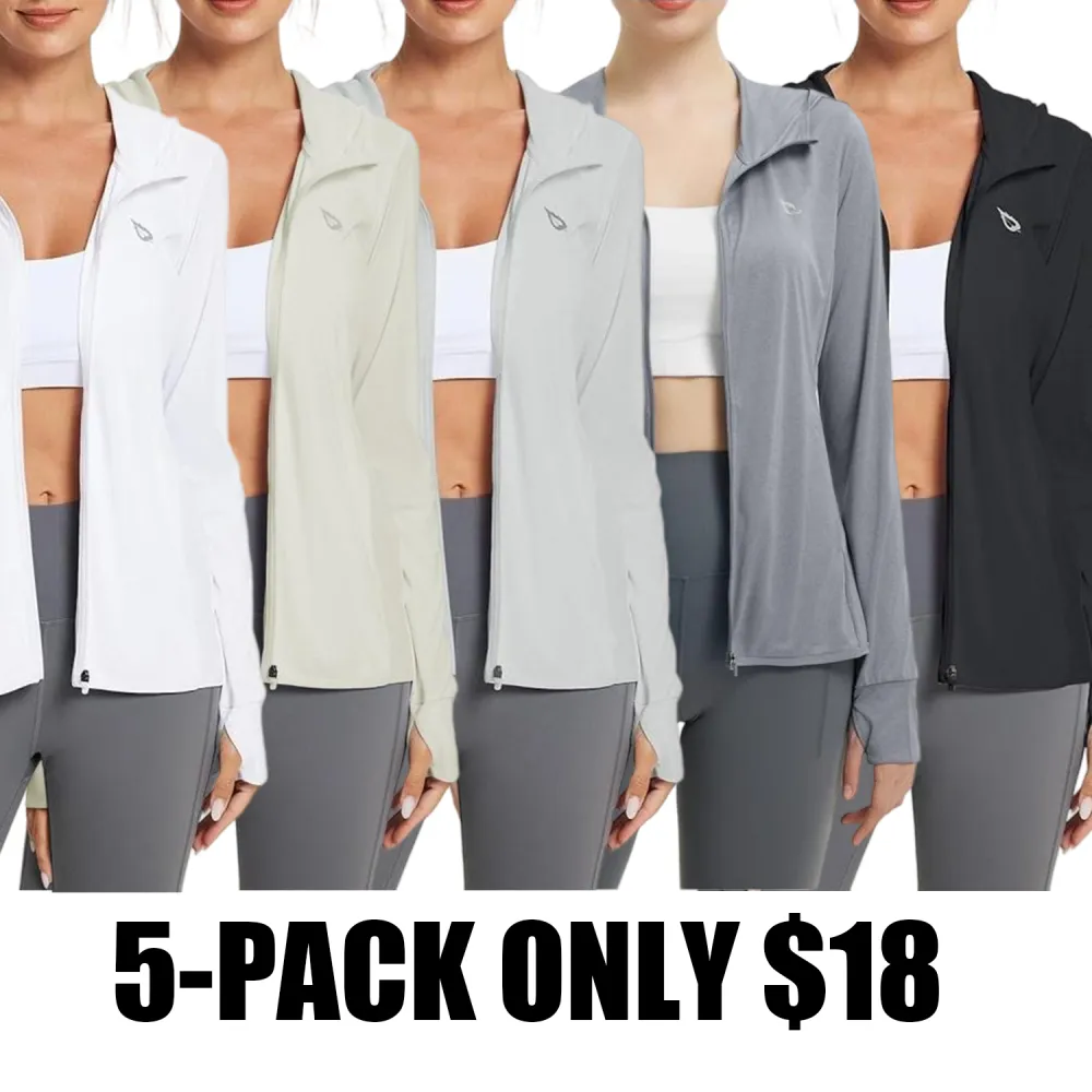 Women's UPF 50+ Sun Hoodie – Lightweight UV Protection Jacket for Hiking, Gardening & Summer Outdoors