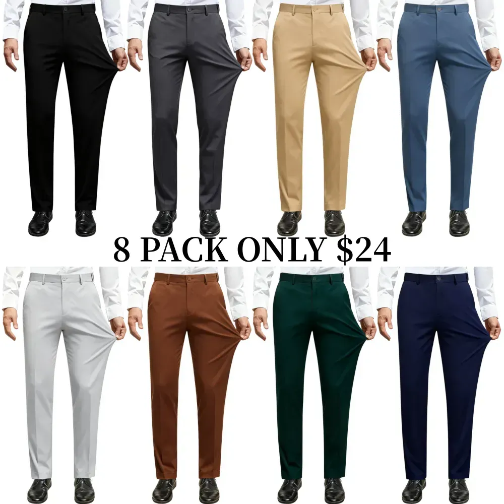 💥FACTORY SALE 🔥Men's Stretch Dress Pants🔥Final Day Clearance!🛒