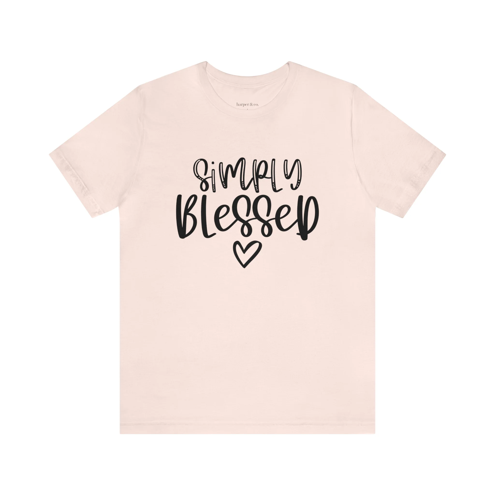 Simply Blessed Unisex Jersey Short Sleeve Tee