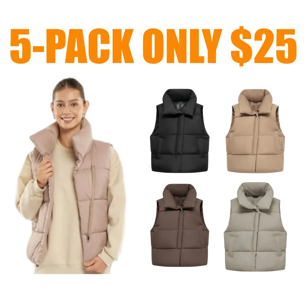 Women Warmer Oversized Puffer Gilet