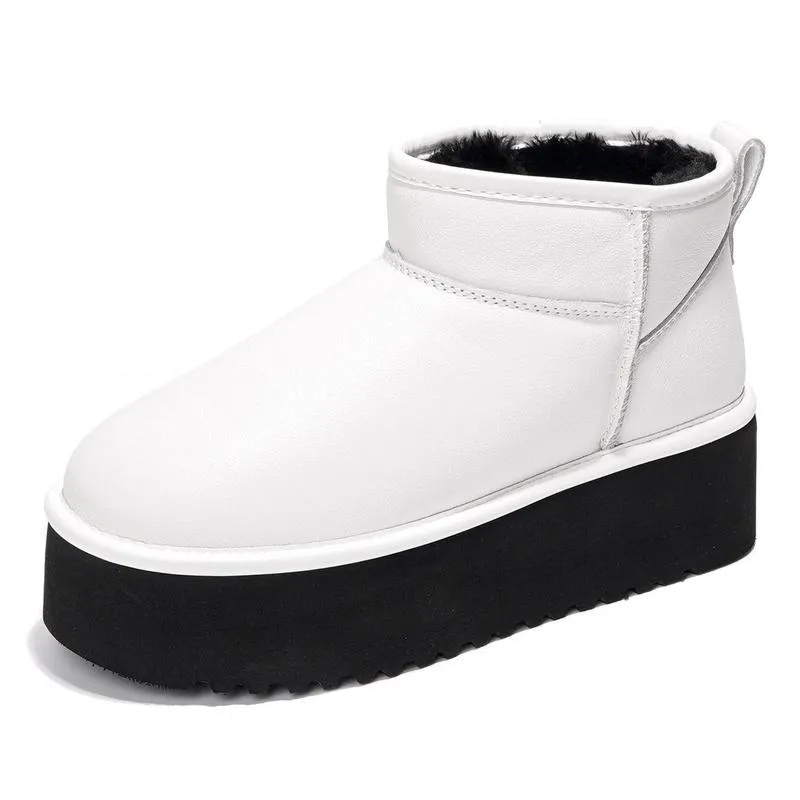 Women's Suede Ankle Boots – Water Resistant, Fur Lined, Lightweight, Non-Slip, Memory Foam Comfort
