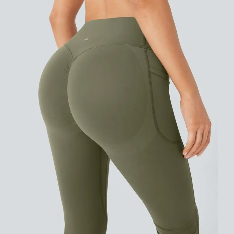 Scrunch Butt High Waist Yoga Bootcut Leggings