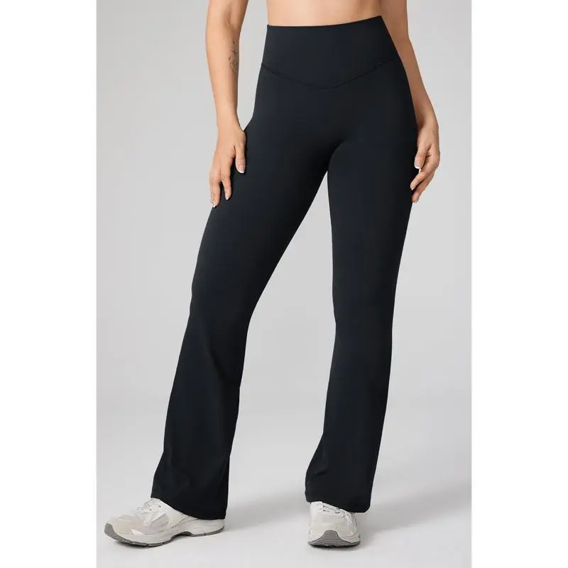 No Front Seam Flare Leggings