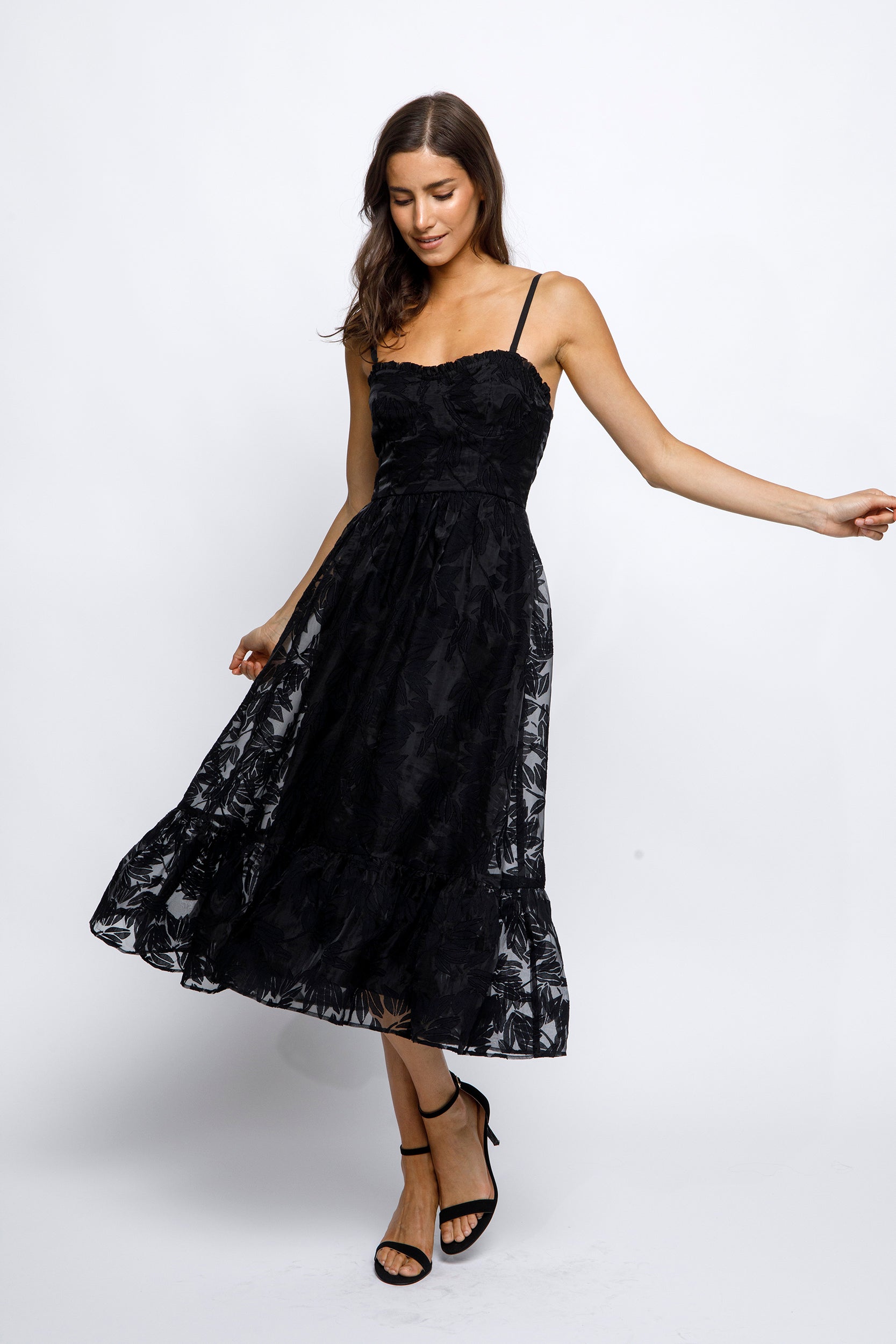 Alba Lace Midi Dress