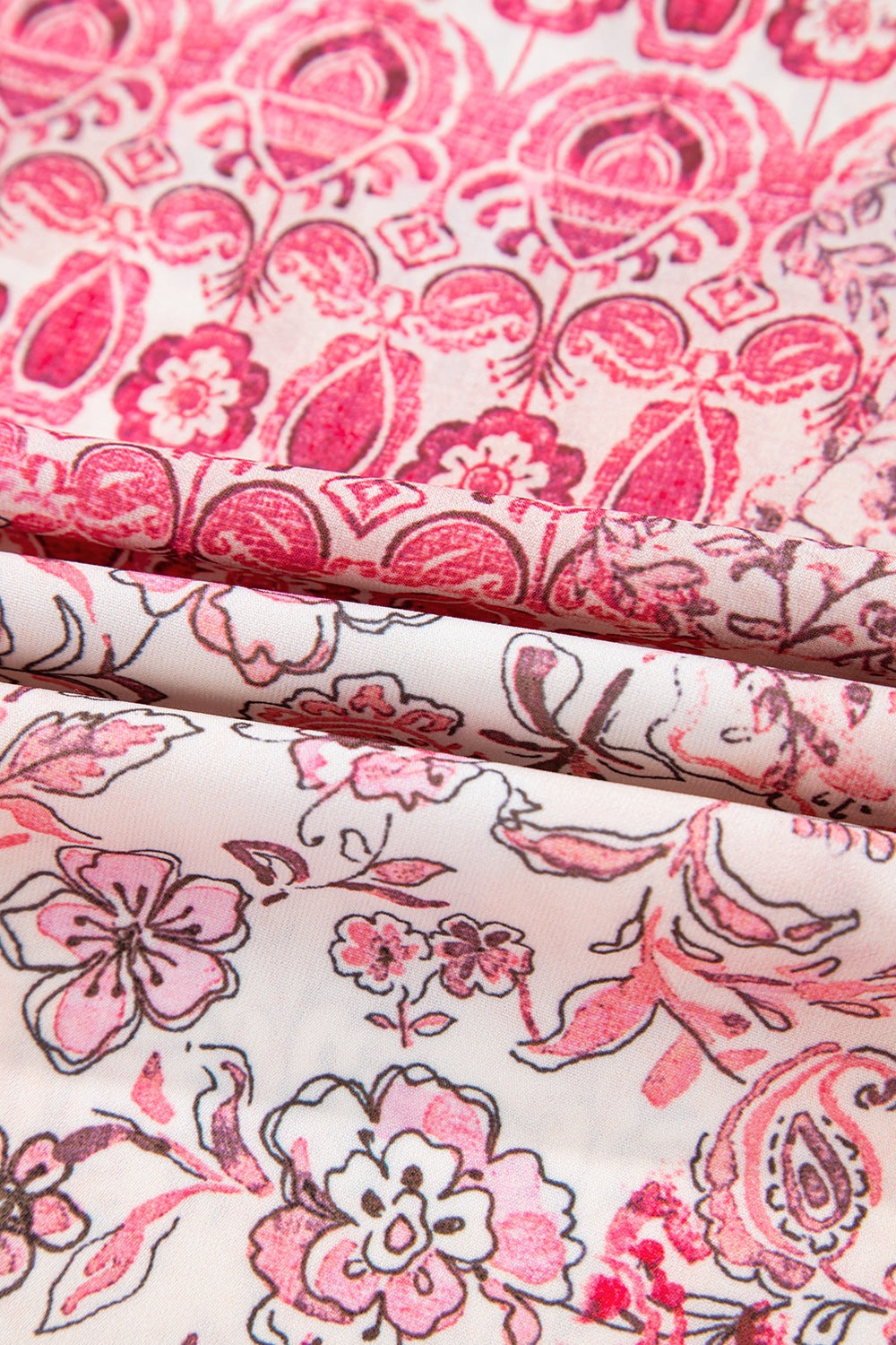 Printed Tassel Drawstring High Waist Maxi Skirt