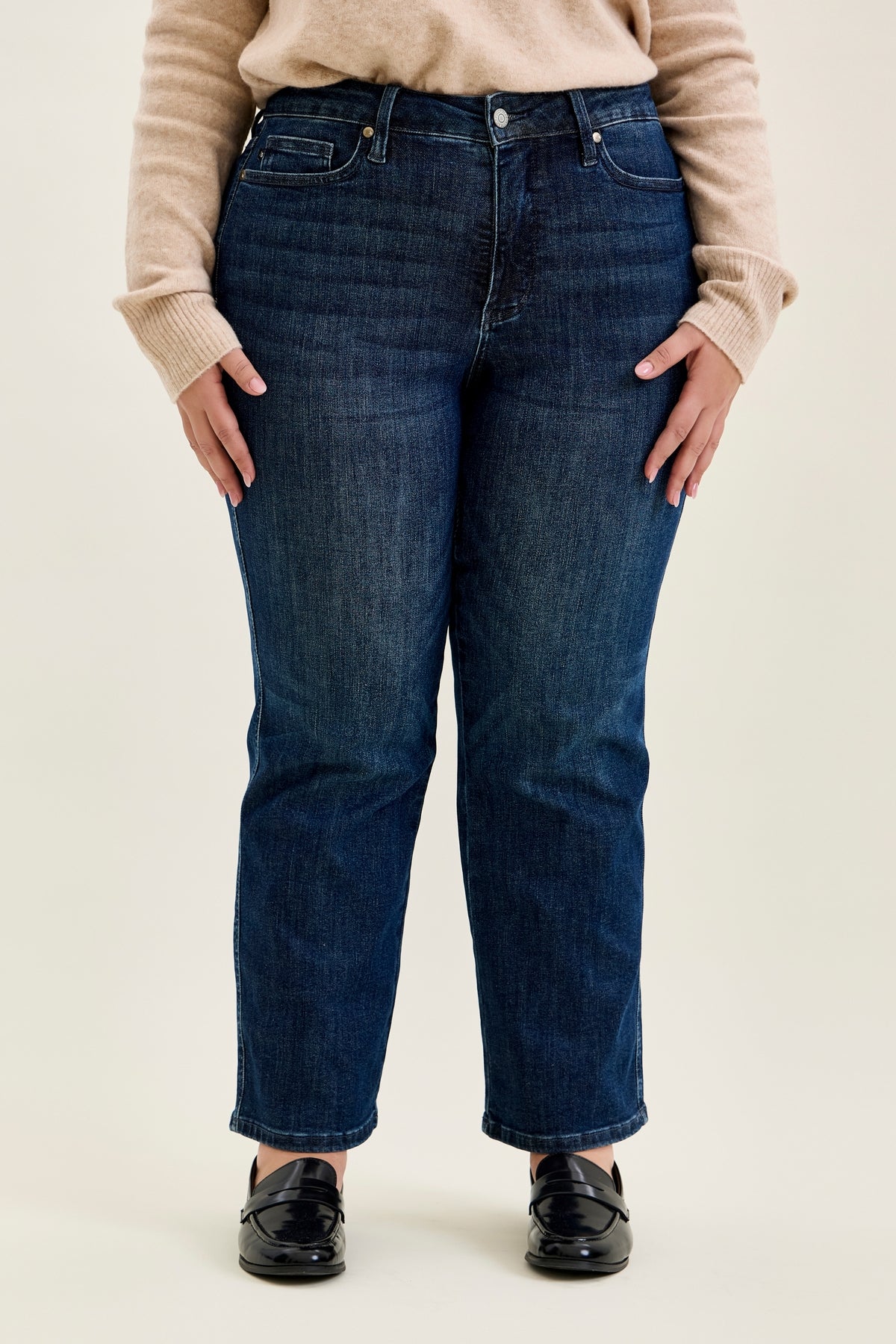 Kimberly Classic Straight Jean (Petite) - PLUS